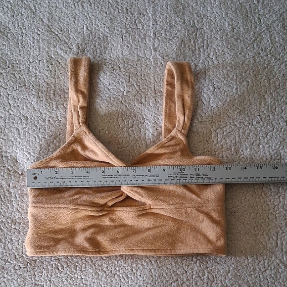 Madewell Tan Twist-Front Tank Top - Picture 3 of 6